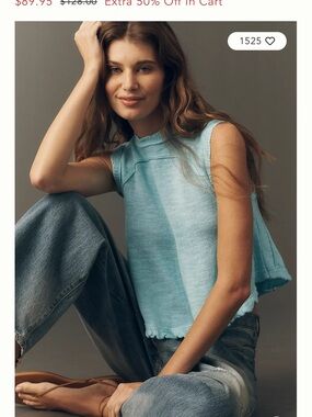 Anthropologie Pilcro Swing tank Size M NWT